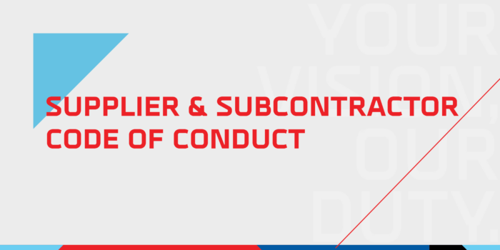 Supplier and Subcontractor Code of Conduct