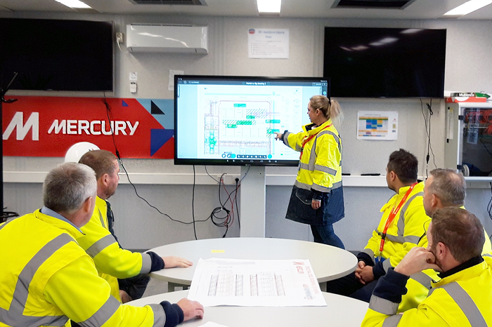 Mercury innovate with interactive whiteboard to deliver for clients