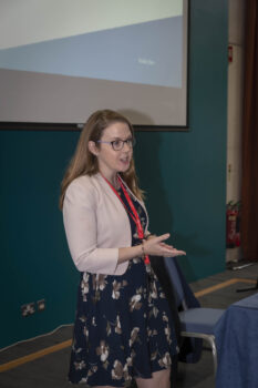 Bronagh Matthews, HR Learning & Development Coordinator address Graduates at the 2019-2021 Graduate Programme