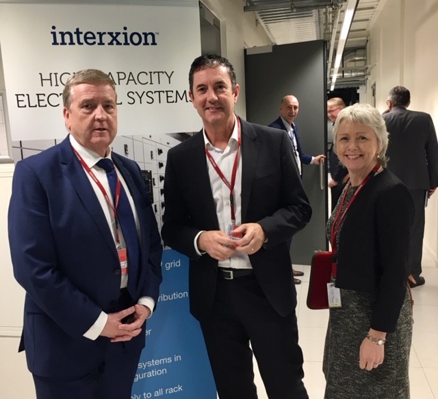 Mercury's Alan Gorman with Minister Pat Breen and Ann Lanigan, Enterprise Ireland