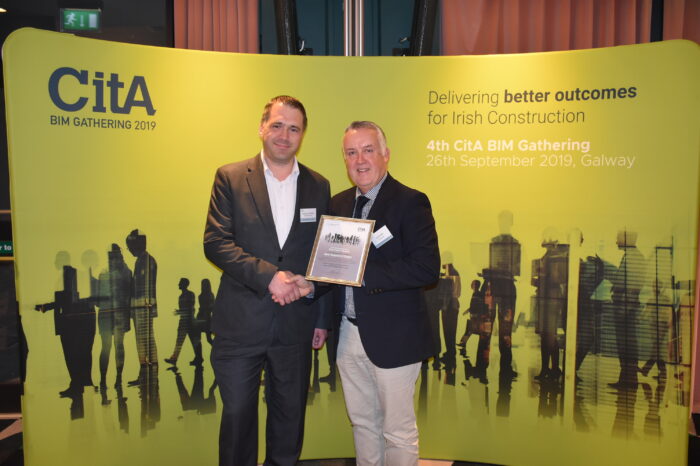 Frederic Lefebvre awarded by CitA for the Best Industrial Paper