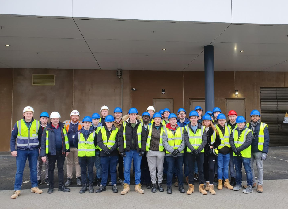 Waterford Institute of Technology students visit Mercury facility in Amsterdam.