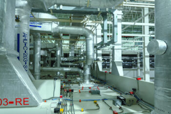 High-purity piping in cleanroom