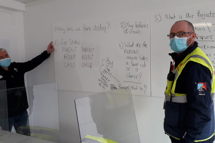 Delivered by Group EHS Director, Michael O'Connor, alongside EHS Lead, Sean Laverty, this training exercise is interactive in nature and provides attendees with long-term benefits while improving project safety performance and culture.