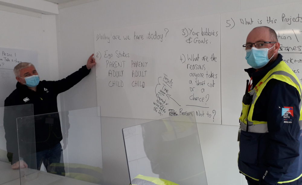 Delivered by Group EHS Director, Michael O'Connor, alongside EHS Lead, Sean Laverty, this training exercise is interactive in nature and provides attendees with long-term benefits while improving project safety performance and culture.