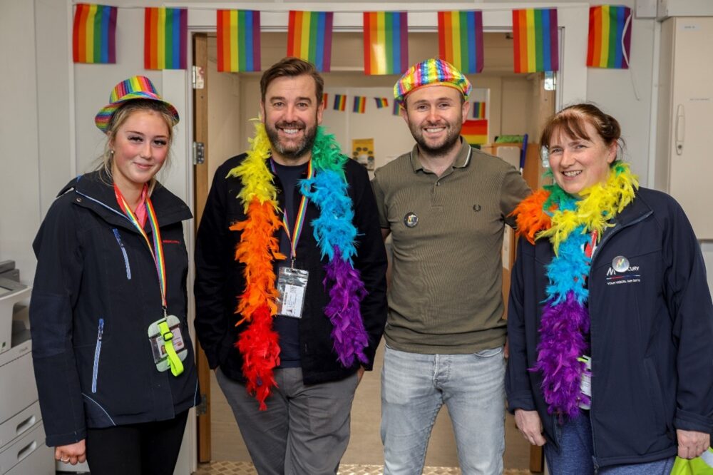 Our people celebrate Colours Day 2022 on a hyperscale data centre project in Ireland.
