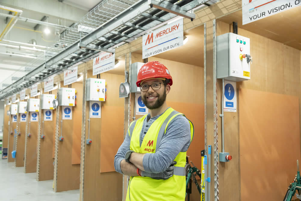 James Donohoe pictured at Mercury's Apprentice Development Centre.