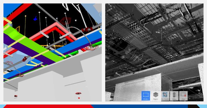 A 3D scan from Trimble’s X7 scanner.